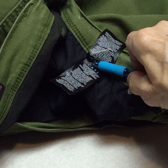 Curve Appeal Minimalist Jeggings Plus Size Olive Green Pants 18W - Picture 5 of 6